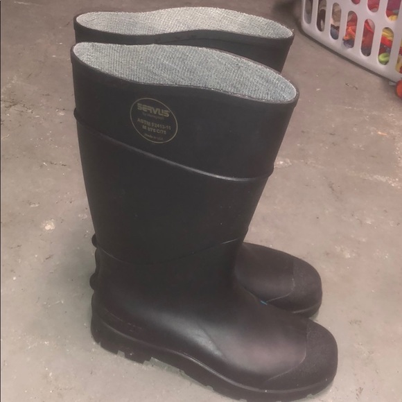 Servus (Honeywell) steeltoe rain boots size 7 - Picture 1 of 4